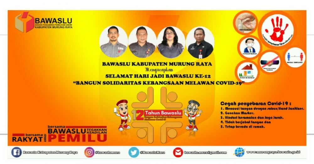Peringatan HUT Bawaslu RI Ke-12