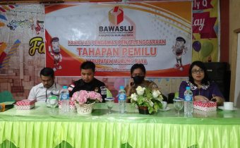 Bawaslu Murung Raya melakukan Giat Fasilitasi Tahapan Pemilu 