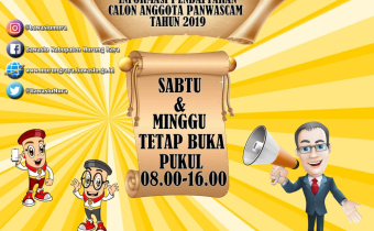 PENERIMAAN BERKAS PELAMAR CALON ANGGOTA PANWASCAM